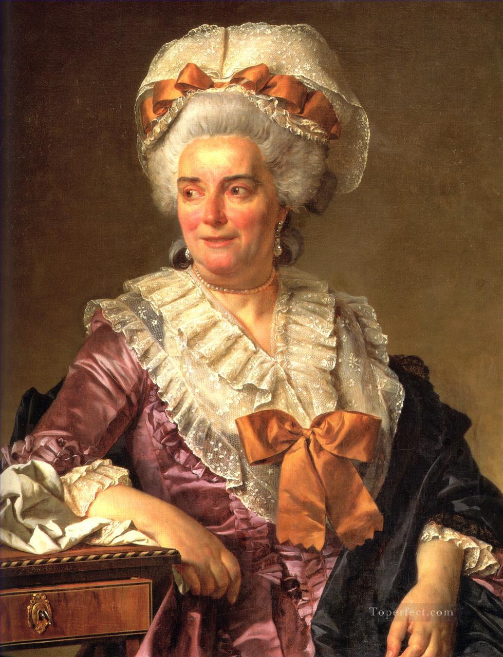 Portrait of Genevieve Jacqueline Pecoul Neoclassicism Jacques Louis David Oil Paintings